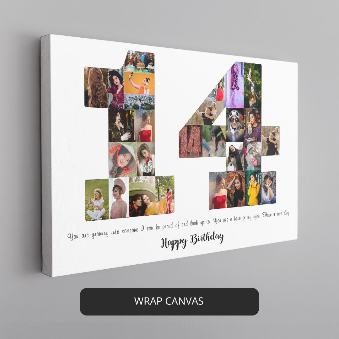 Customized 14th Birthday Photo Collage Gift Ideas for a Meaningful Present