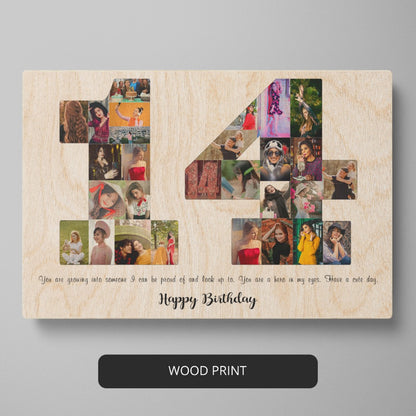 Capture the Moment: Perfect Gift for a 14th Birthday Wall Art