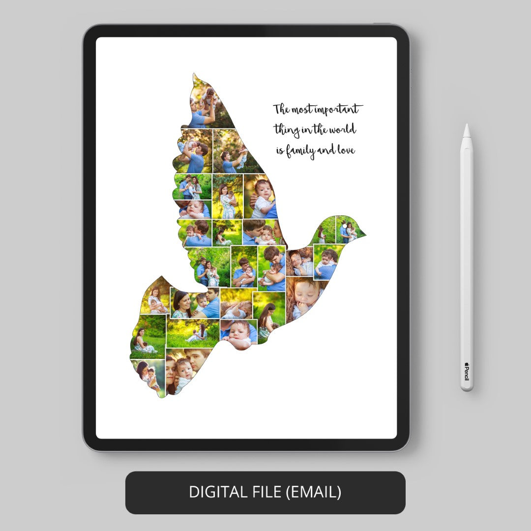 Capture Memories with Personalized Bird Art Collage