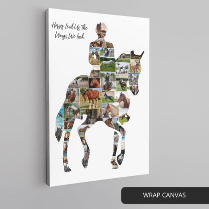 Stunning Horse Riding Photos - Unique Personalized Collage