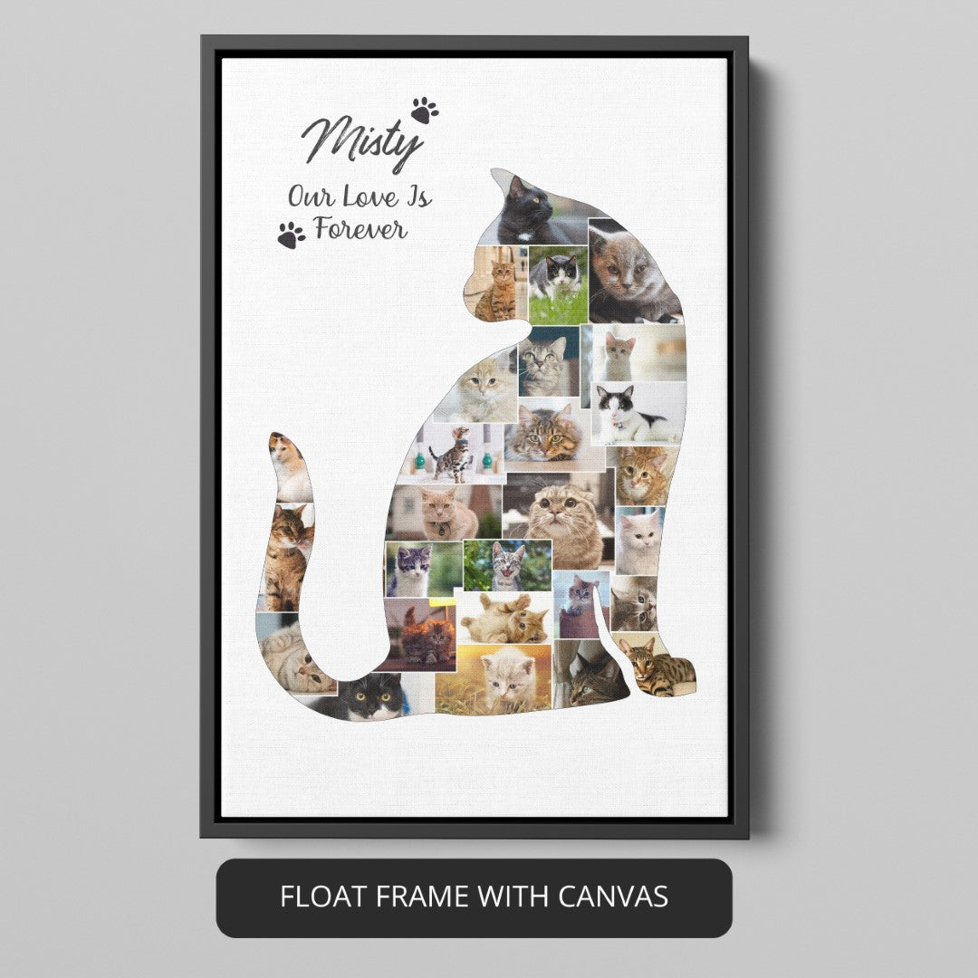 Cat Gifts: Personalized Photo Collage - A Thoughtful and Unique Gift for Cat Lovers