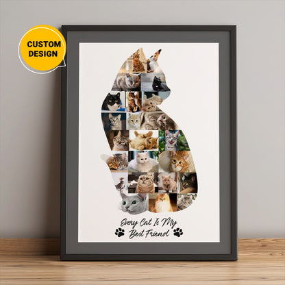 Customized Cat Collage: Unique Gifts for Cat Lovers