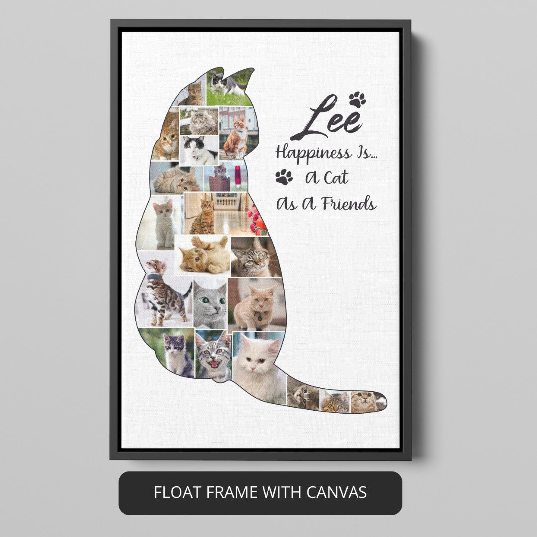 Cat Collage Art: Best Gifts for Cat Lovers
