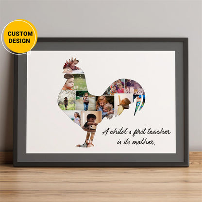 Personalized Hen Photo Collage: Unique Hen Gifts and Wall Art