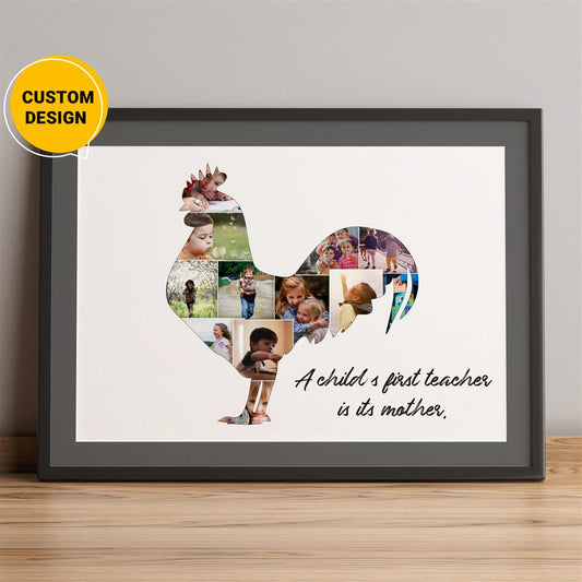 Personalized Hen Photo Collage: Unique Hen Gifts and Wall Art