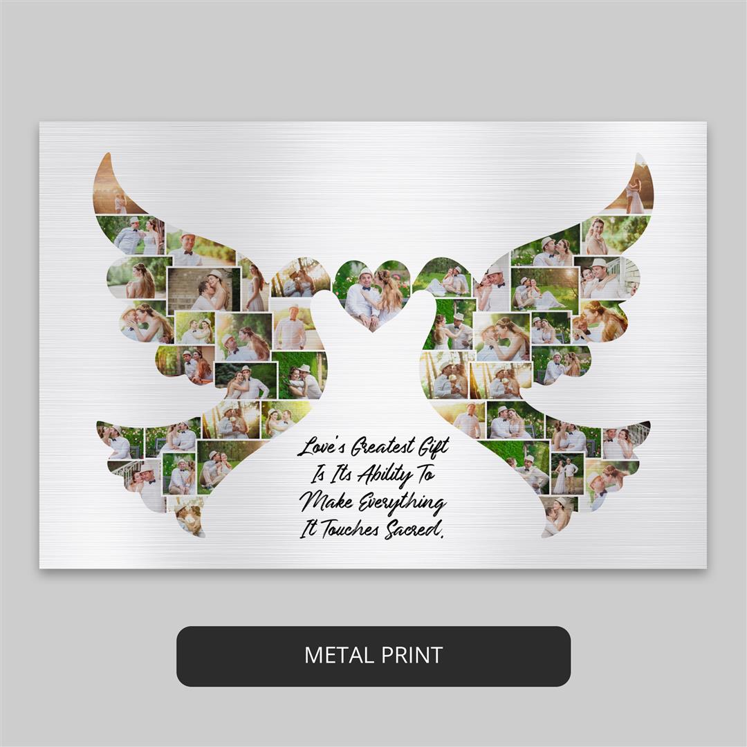 Customized Couple Gift: Cute Photo Collage Ideas for Romantic Wall Art