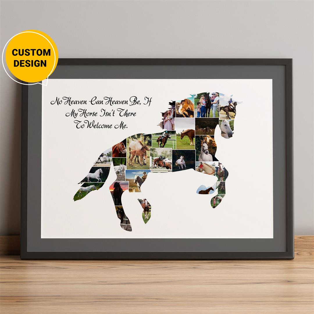 Personalized Photo Collage - Ideal Gifts for Horse Lovers