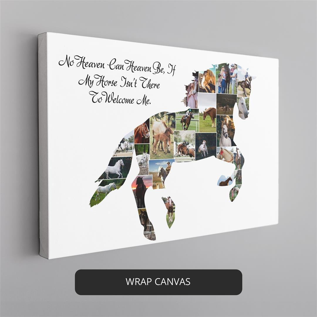 Enhance Your Space with Horse Canvas Wall Art - Perfect for Horse Lovers