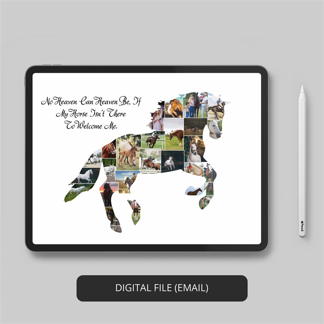 Customizable Horse Gifts - Personalized Horse Themed Decor for Equestrians