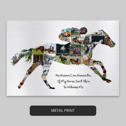 Elegant Horse Riding Theme: Personalized Poster