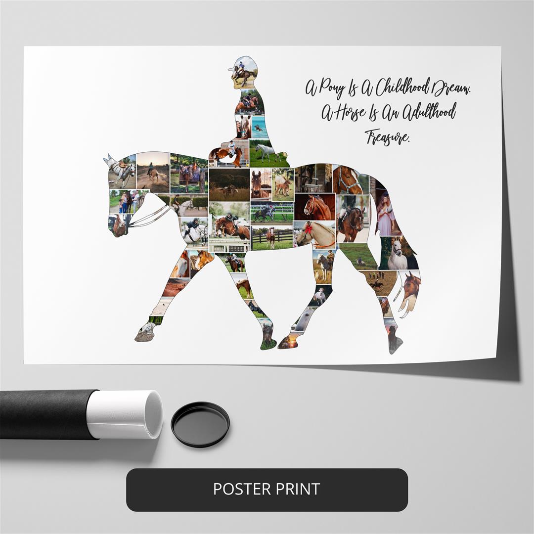 Custom Horse Riding Photos: Capture the Joy of Riding with Our Photo Collage