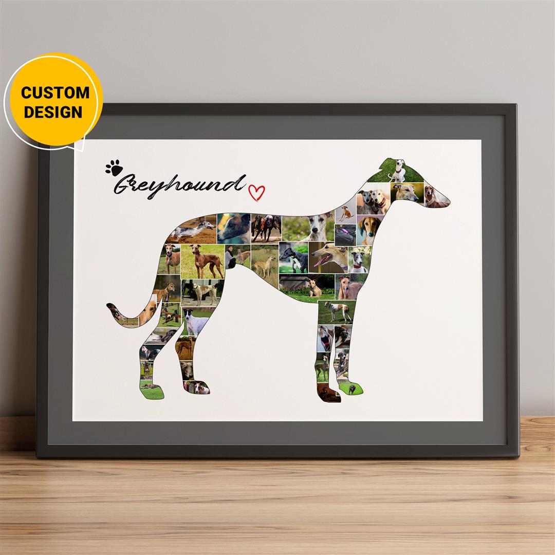 Personalized German Shepherd Photo Collage - Perfect Gift for Dog Lovers"