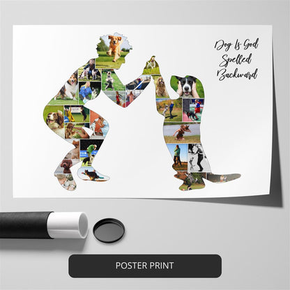 German Shepherd Wall Art - Customizable Personalized Collage for German Shepherd Enthusiasts