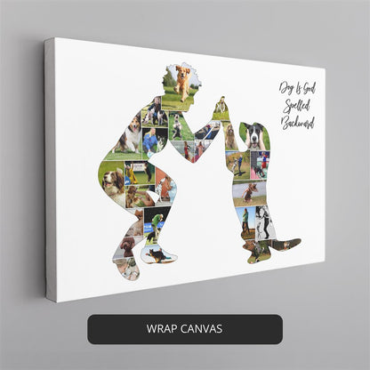 German Shepherd Art - Stunning Photo Collage of German Shepherd Dogs for Wall Display