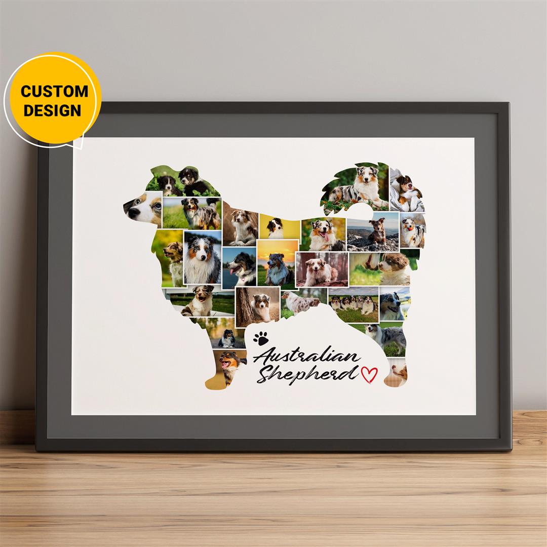 Personalized Great Dane Photo Collage - Unique Great Dane Gifts for Dog Lovers