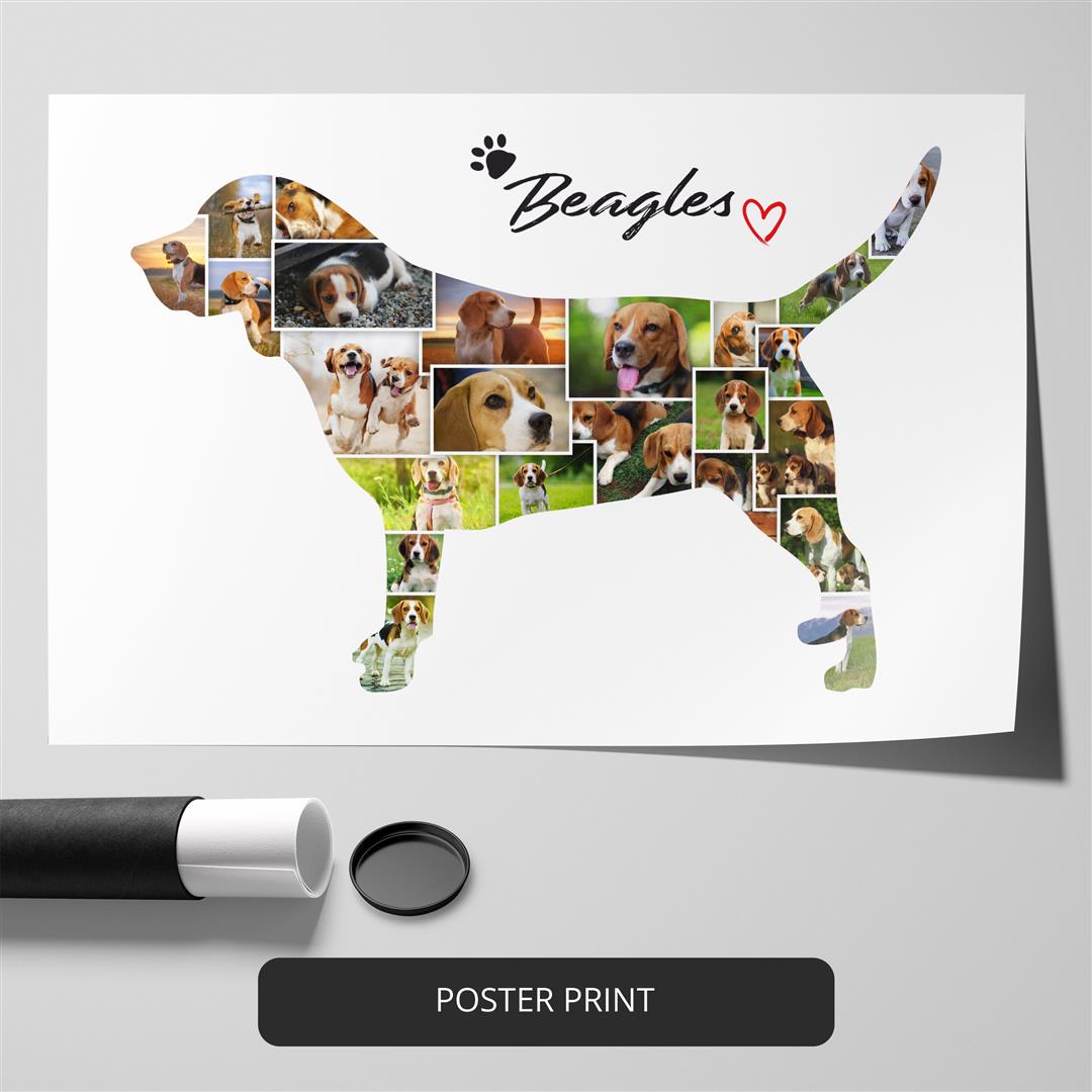 Unique Gifts for Dog Lovers - Custom Dog Birthday Photo Collage