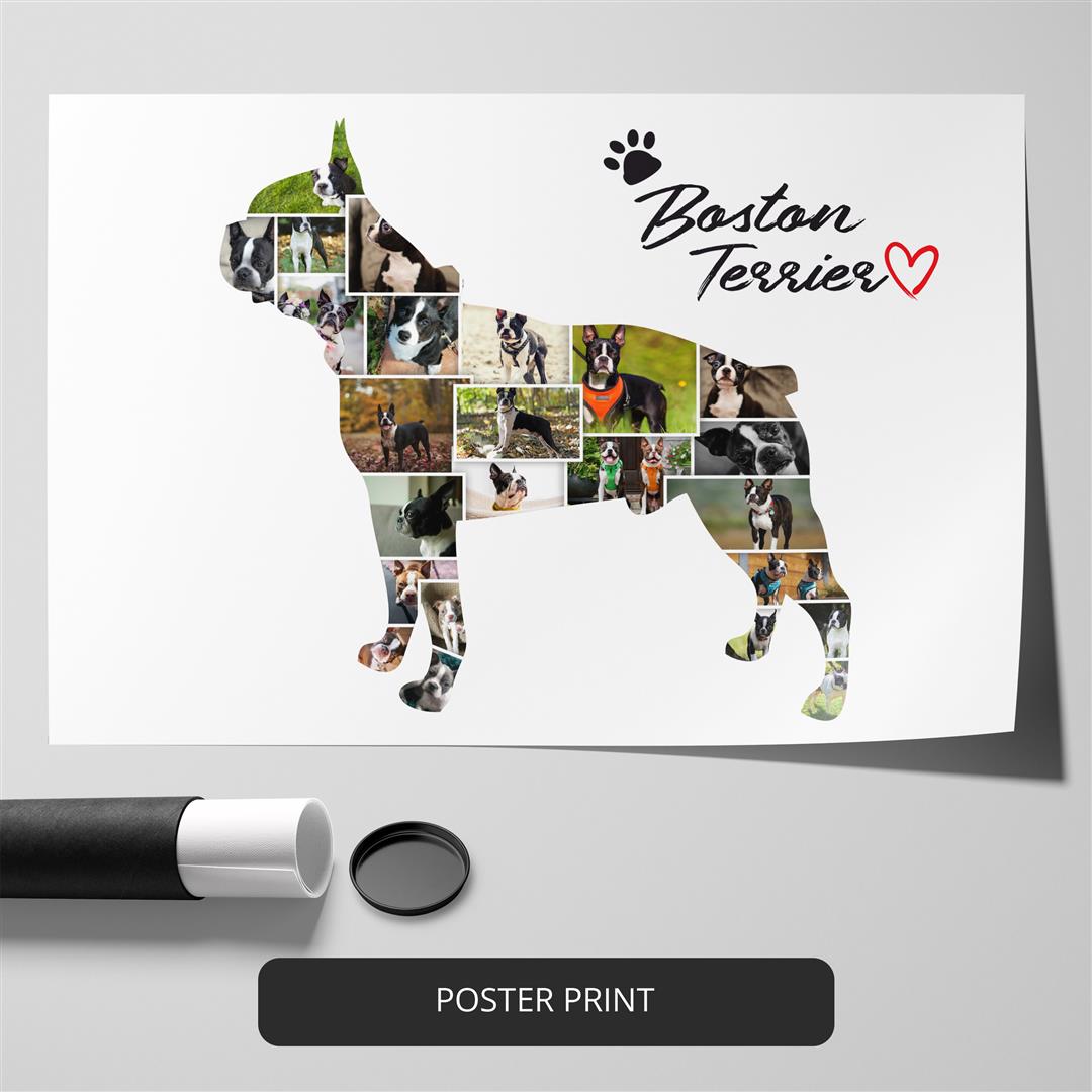 Siberian Husky Gifts for Dog Lovers - Personalized Photo Collage