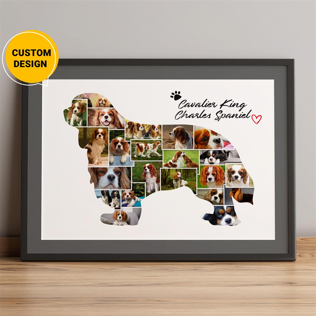 Personalized Golden Retriever Photo Collage - Perfect Gifts for Golden Retriever Lovers