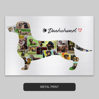 Custom Dog Shaped Photo Collage: Perfect Present for Dog Lovers