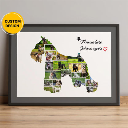 Personalized Photo Collage - Dog Memorial Gifts and Dog Wall Art