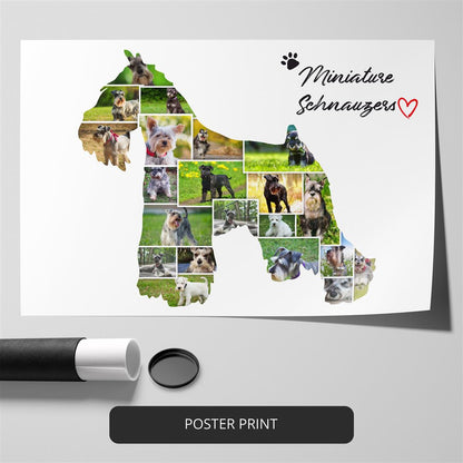 Unique Dog Lover Gifts for Her - Personalized Photo Collage