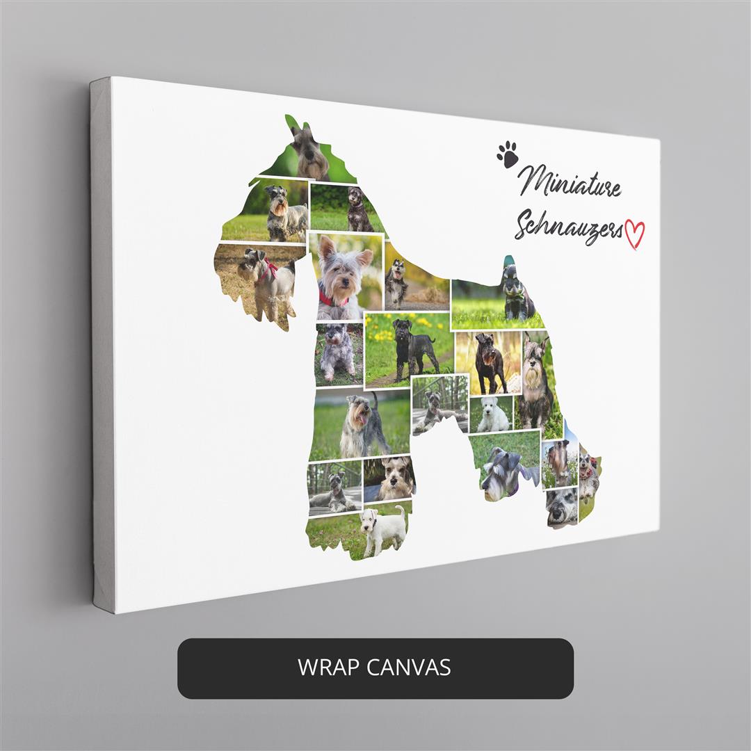 Gifts for Dog Lovers - Dog Canvas Wall Art and Custom Collage