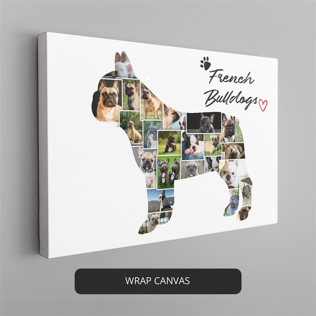 Dog Canvas Wall Art: Create a Stunning Dog Photo Collage Frame for Dog Lovers