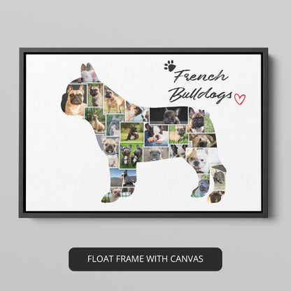 Enhance Your Space with Dog Wall Art: Custom Dog Photo Collage for Dog Lovers