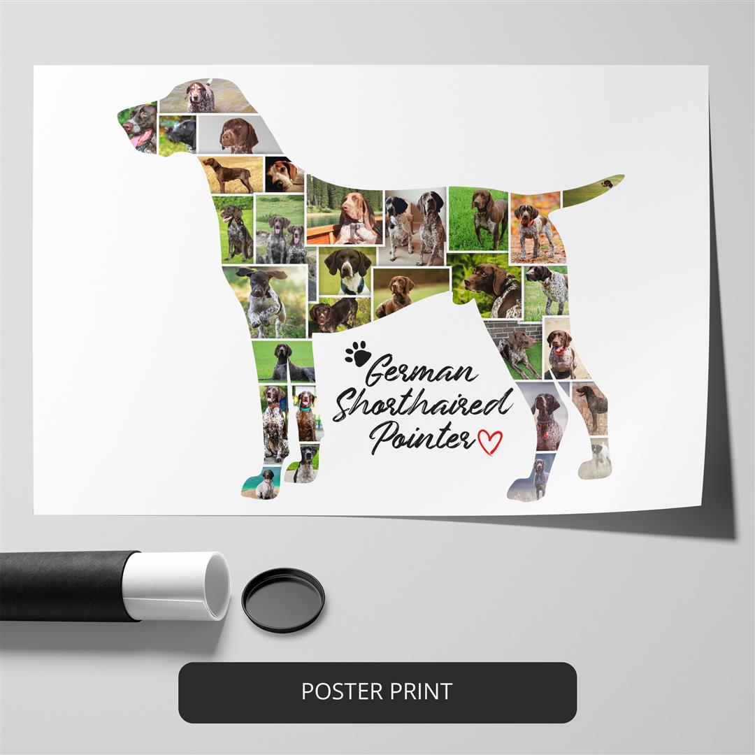 Customizable Dog Wall Art: Personalized Dog Gifts