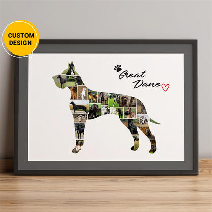Personalized Dachshund Photo Collage - Ideal Dachshund Gifts for Her