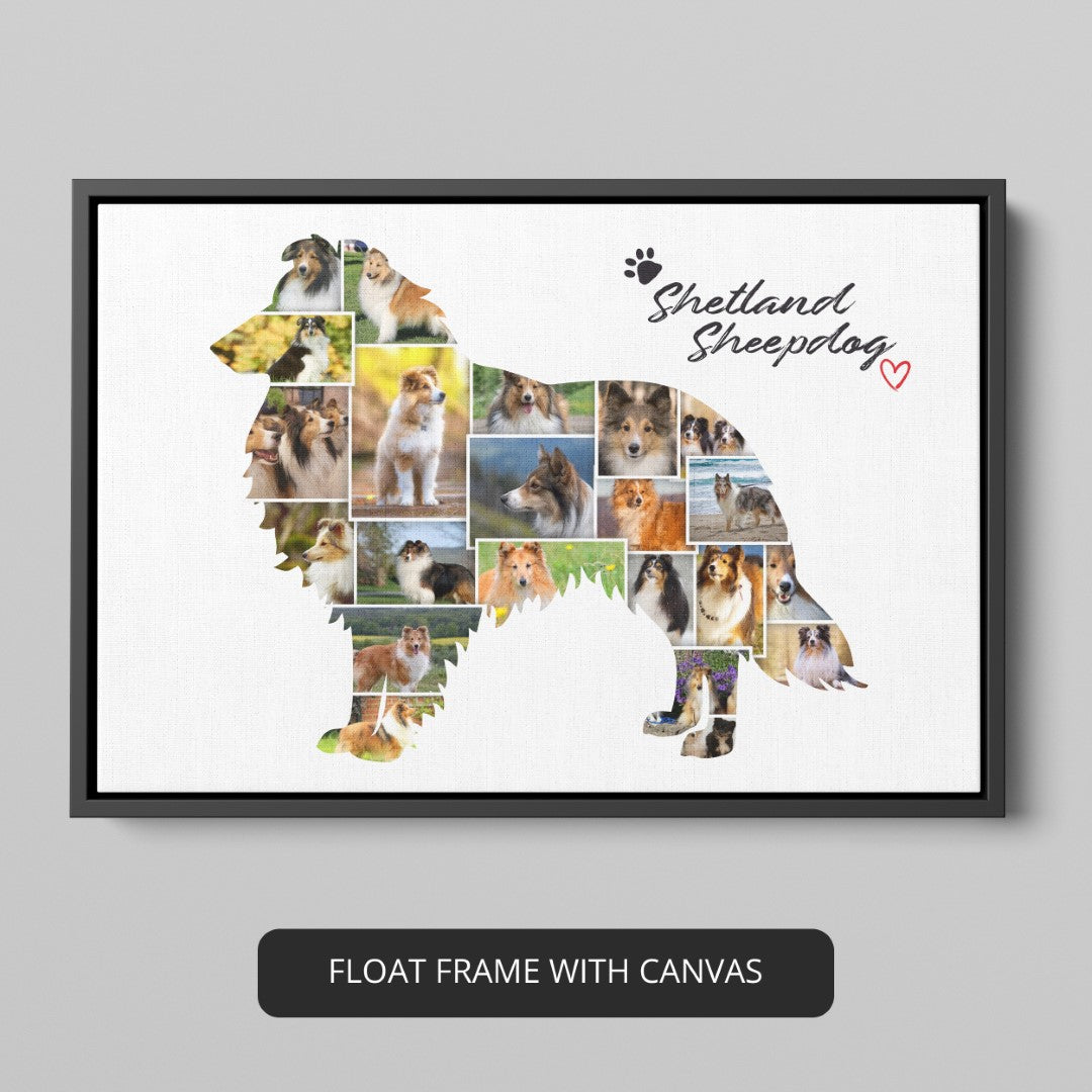 Enhance Your Space with Bulldog Canvas Wall Art: Customizable Collage