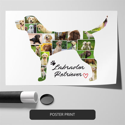 Unique Dog Gifts - Personalized Photo Collage for Dog Owners