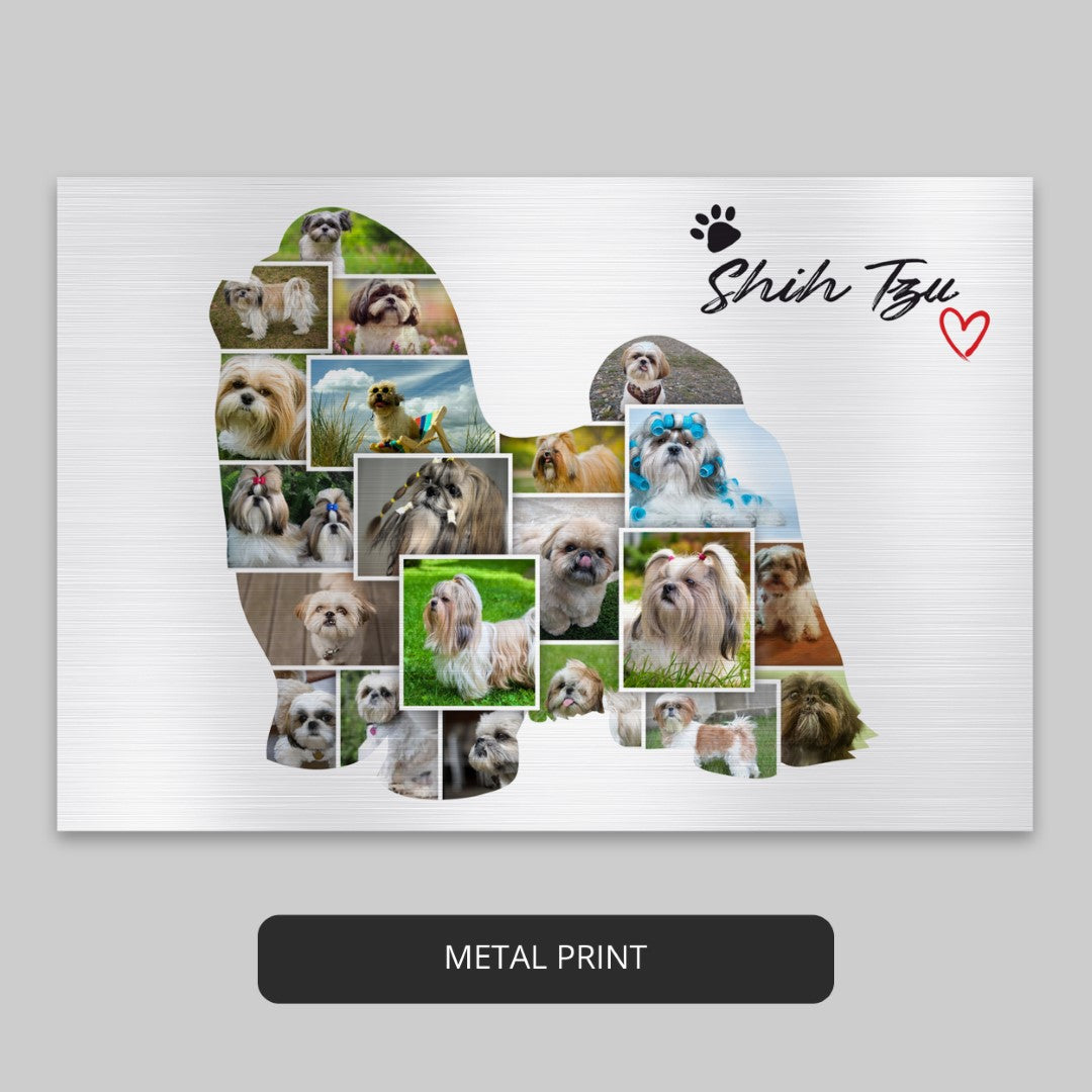 Lost Dog Poster: Personalized Photo Collage - Cherish Memories of Your Pet