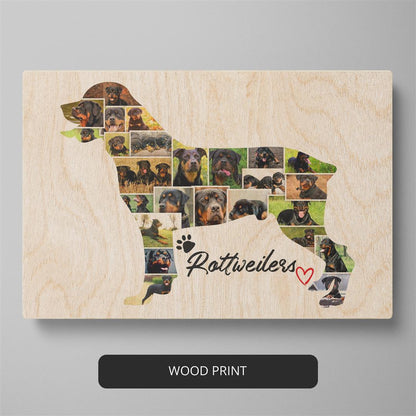 French Bulldog Gifts for Him - Personalized Frenchie Themed Photo Collage