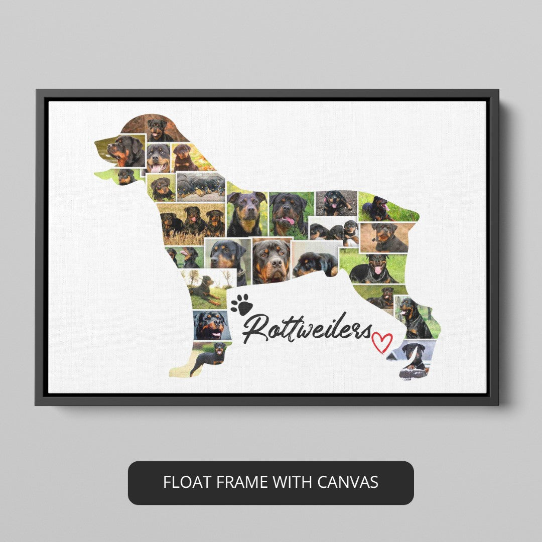French Bulldog Gift Ideas - Personalized French Bulldog Collage Artwork