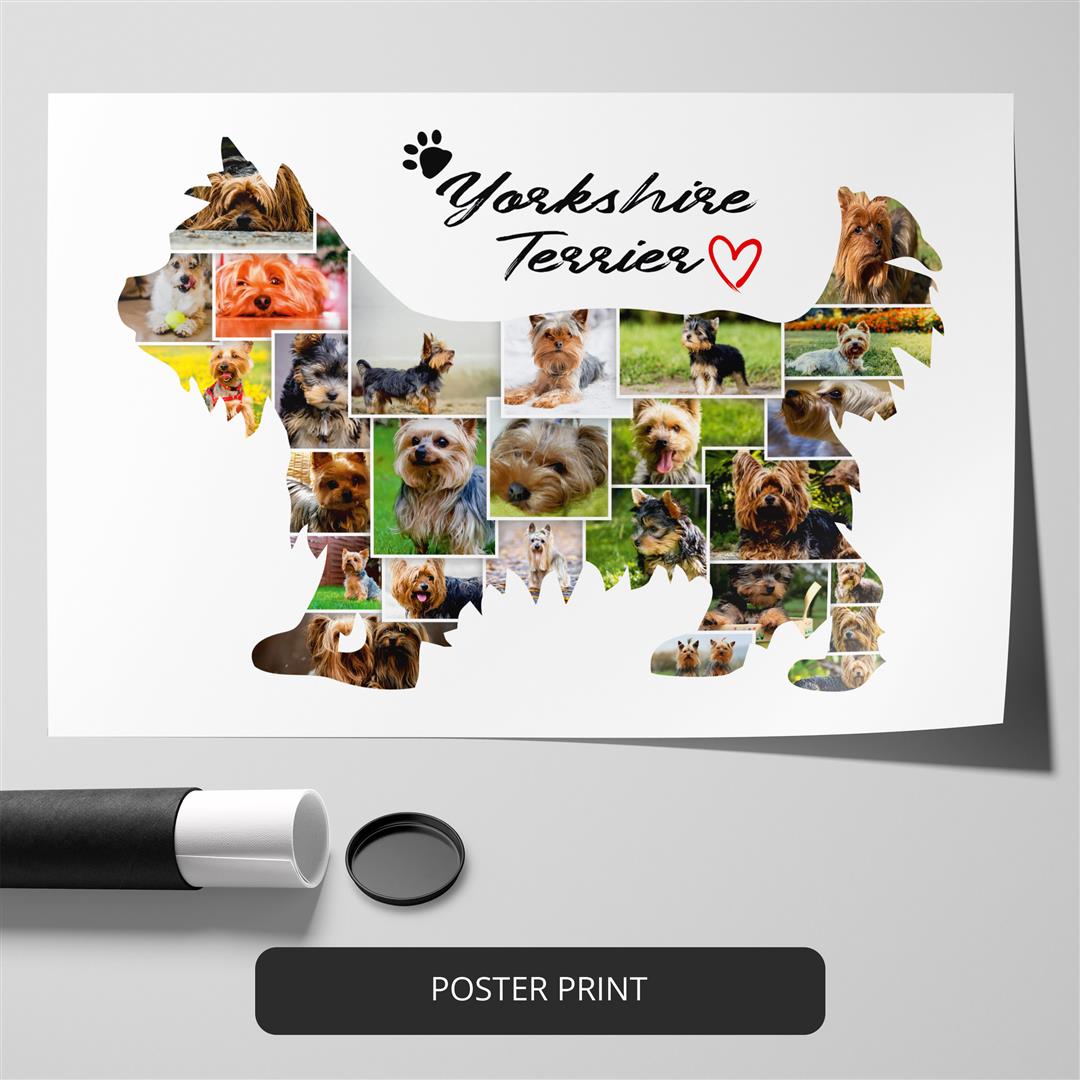 Capture Precious Shih Tzu Moments: Custom Dog Photo Collage