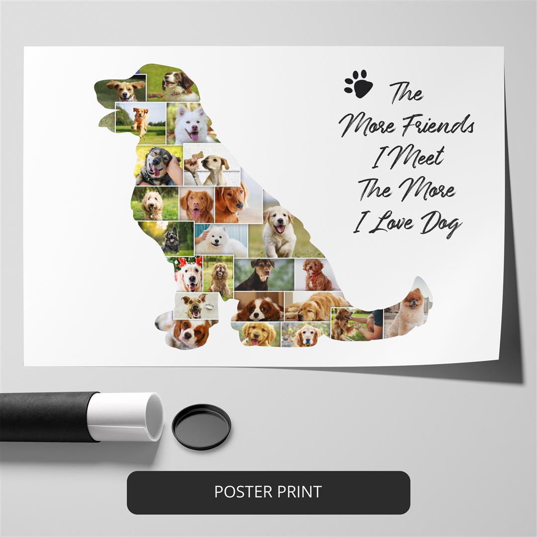 Custom Doberman Gifts - Personalized Photo Collage for Dog Owners