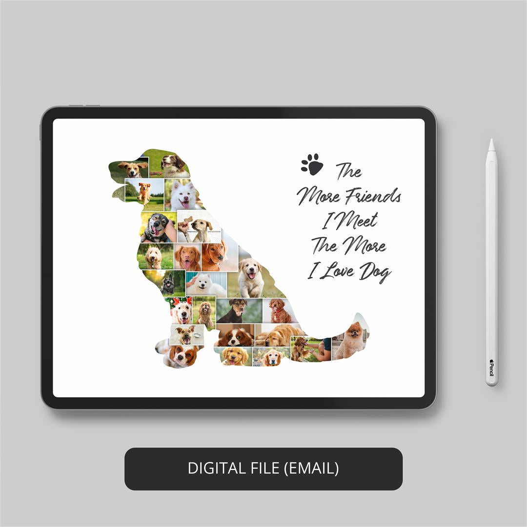 Capture Memories with a Dog Photo Collage - Perfect Doberman Gift