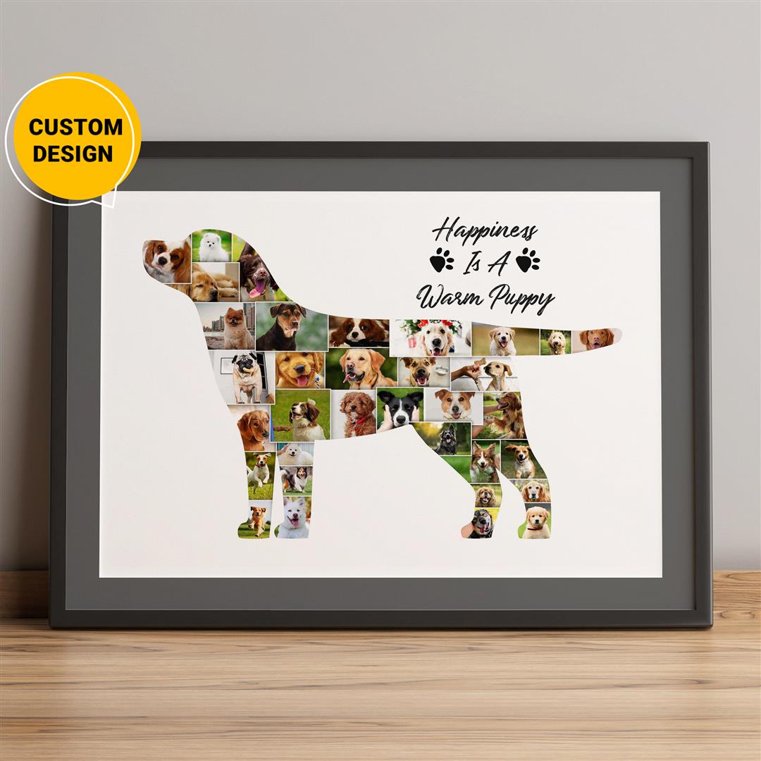 Personalized Yorkshire Terrier Photo Collage - Unique Gift for Yorkshire Terrier Lovers"