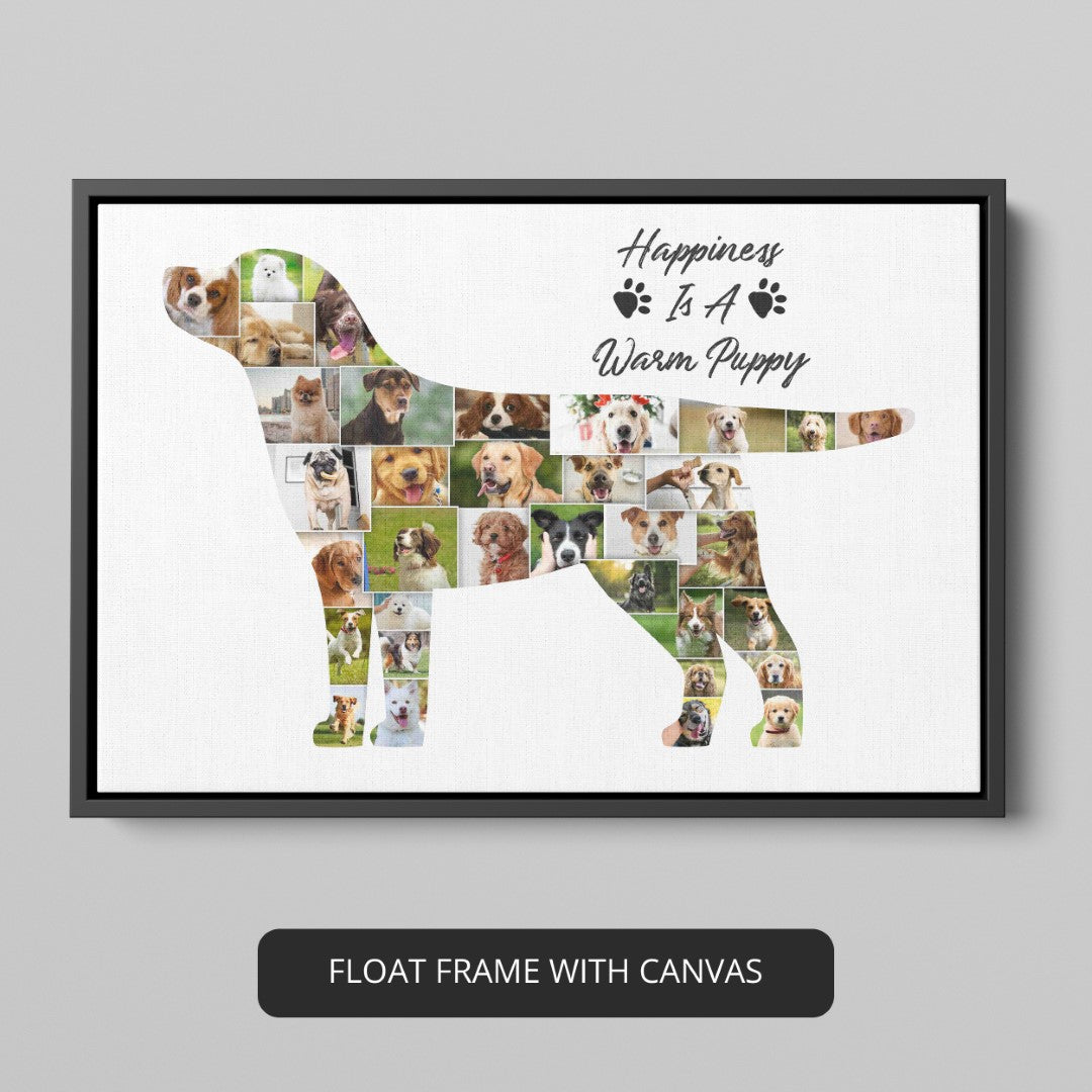 Yorkshire Wall Art - Stunning Personalized Yorkshire Terrier Photo Collage