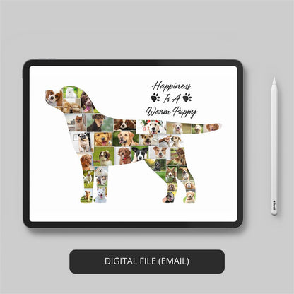 Yorkshire Gifts for Him or Her - Personalized Yorkshire Terrier Photo Collage
