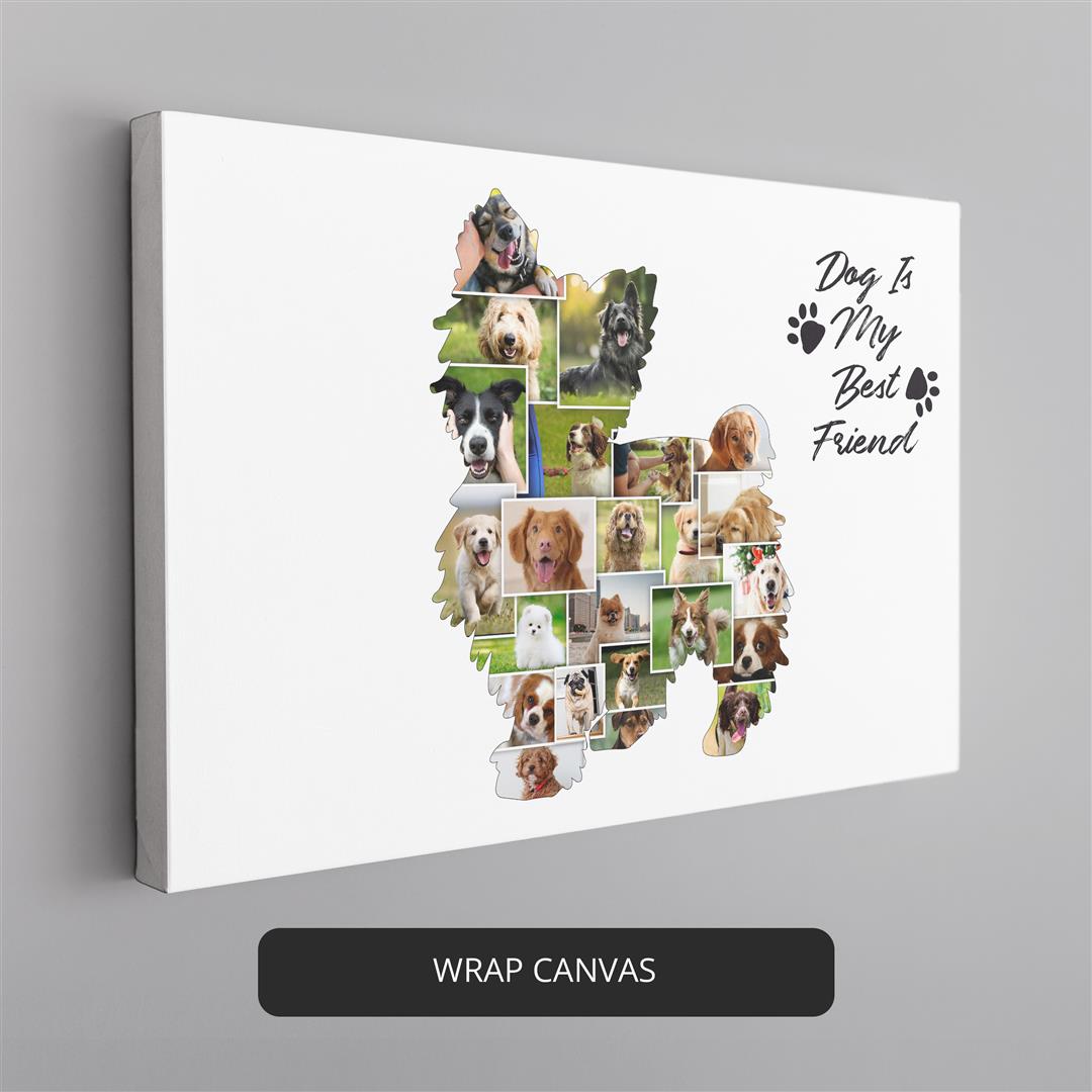 Gifts for Greyhound Lovers: Handcrafted Greyhound Wall Art Collage