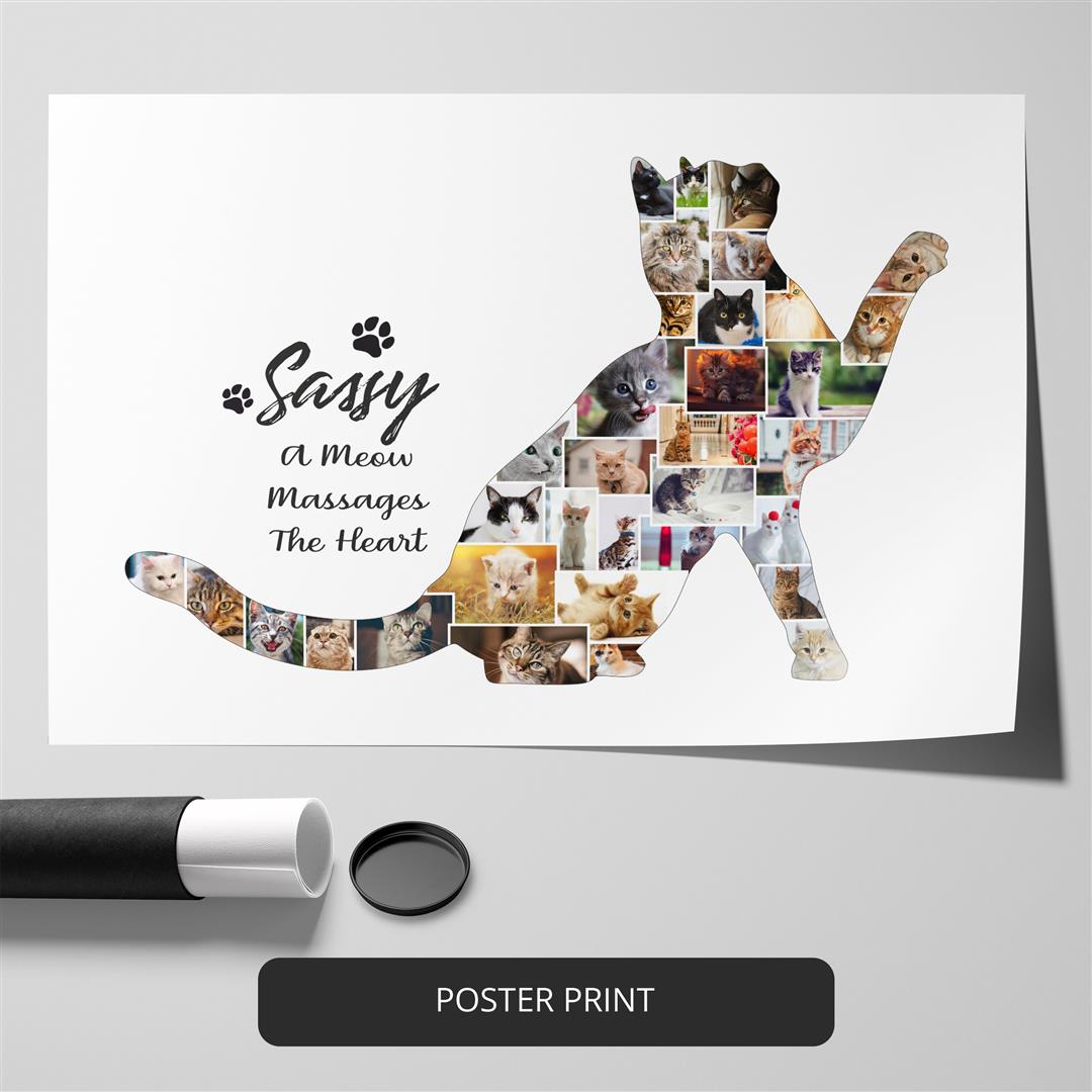 Best Gifts for Cat Lovers: Customized Cat Photo Collage
