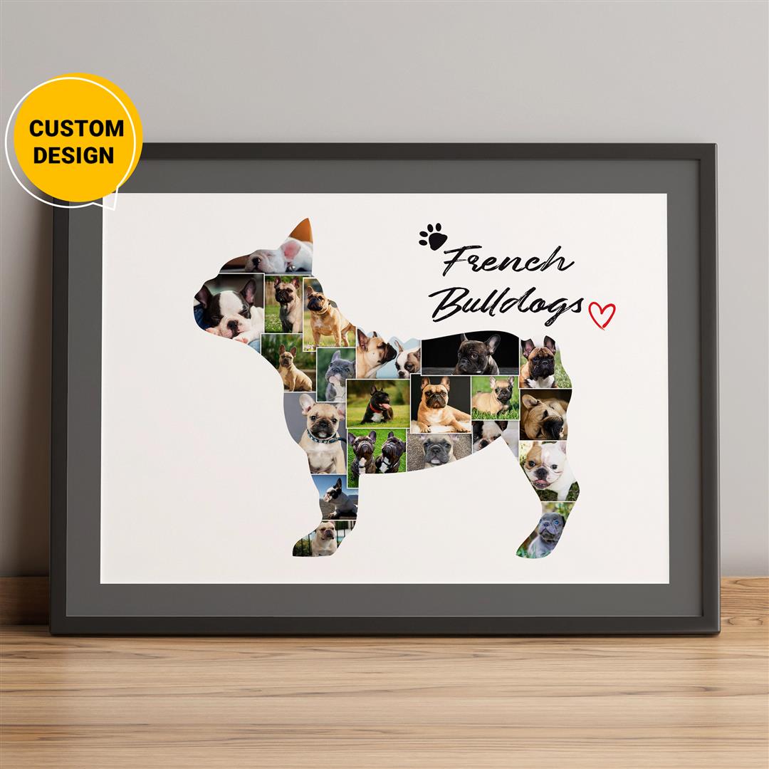 Personalized Beagle Dog Photo Collage - Unique Beagle Dog Art and Gifts"