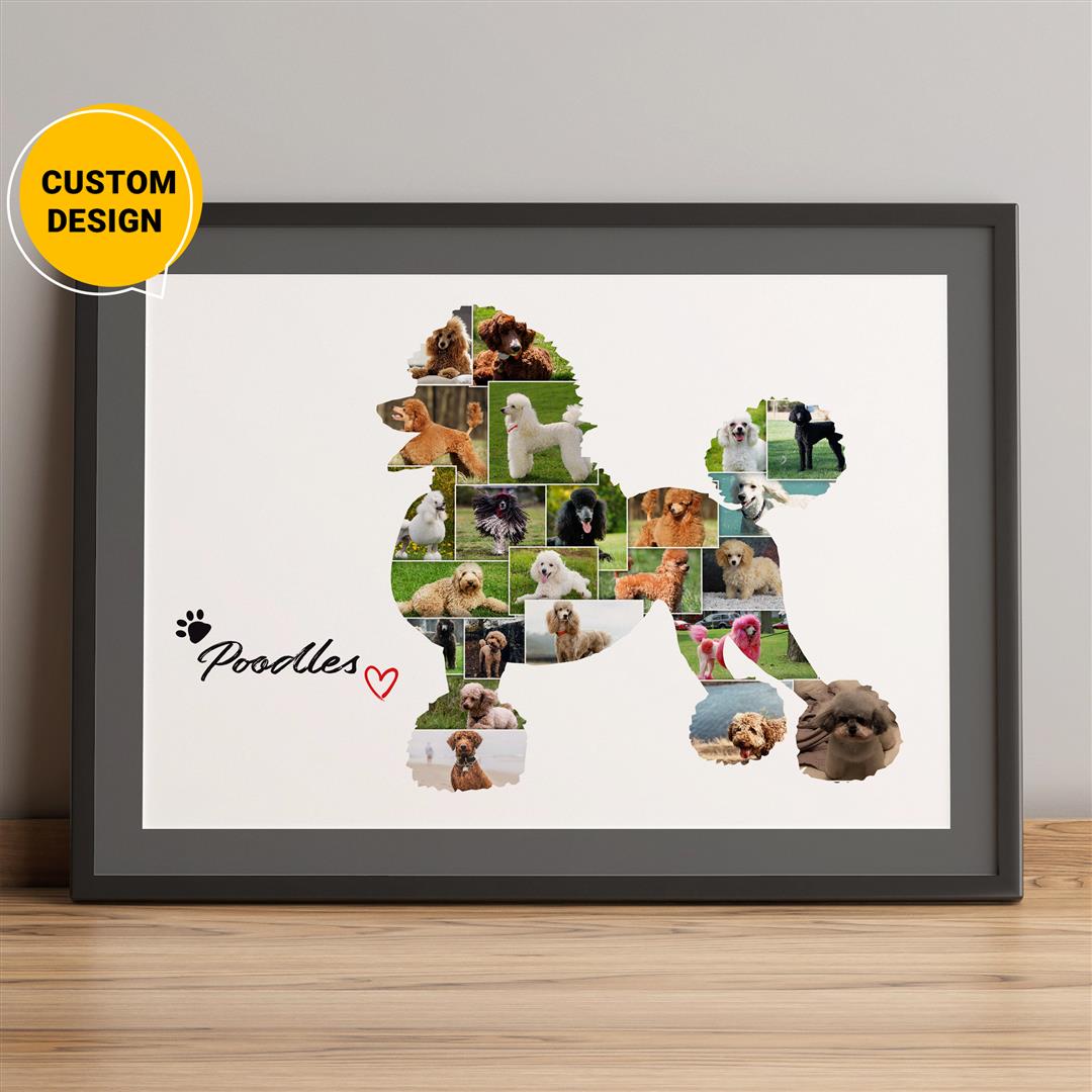 Personalized Boxer Dog Gifts - Custom Photo Collage for Dog Lovers