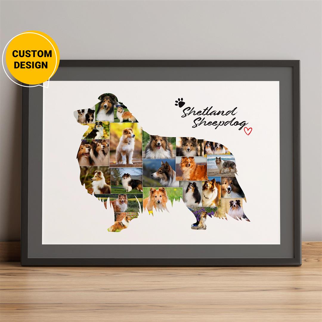 Personalized Boxer Dog Photo Collage - Unique Gift for Boxer Dog Lovers