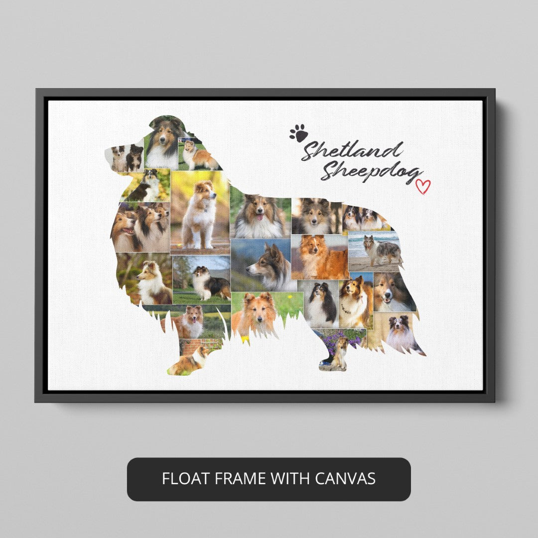 Boxer Dog Gifts for Her - Personalized Boxer Dog Themed Photo Collage