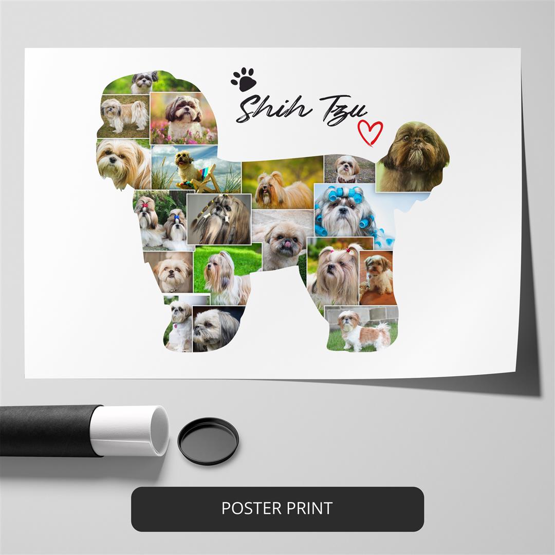 Gifts for Bulldog Lovers - Unique Bulldog Themed Photo Collage