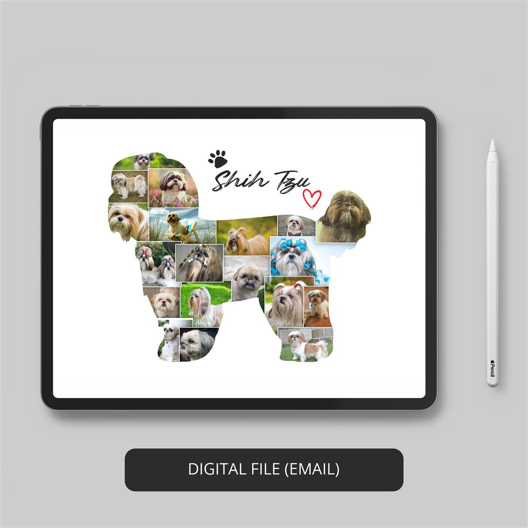 Bulldog Gifts for Her/Him - Custom Photo Collage for Bulldog Lovers