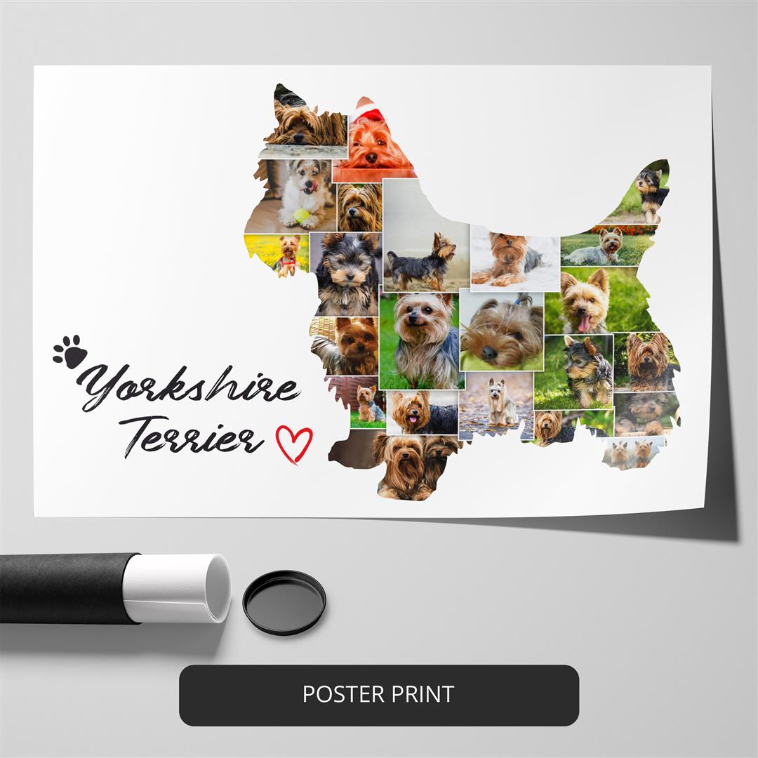 Cavalier King Charles Spaniel Gift Ideas - Customized Dog Photo Collage